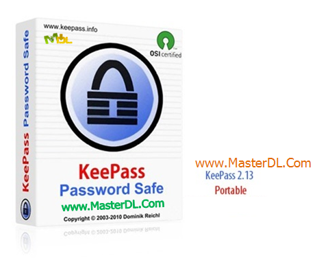 دانلود نرم افزار مدیریت کلمات رمز KeePass 2.13 Portable