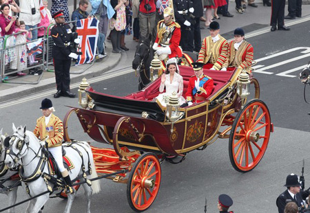 جشن عروسی پرنس ويليام نوه ملكه بريتانيا 