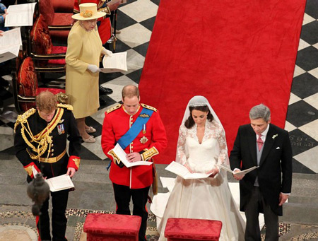 تصاویر جشن عروسی پرنس ويليام نوه ملكه بريتانيا 