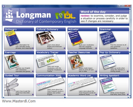 نرم افزار ديکشنري Longman Dictionary of Contemporary English